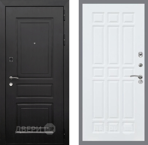 Входная металлическая Дверь Рекс (REX) 6 Венге FL-33 Силк Сноу в Павловском Посаде