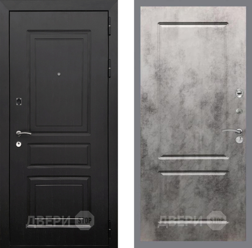 Входная металлическая Дверь Рекс (REX) 6 Венге FL-117 Бетон темный в Павловском Посаде