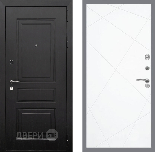 Входная металлическая Дверь Рекс (REX) 6 Венге FL-291 Силк Сноу в Павловском Посаде