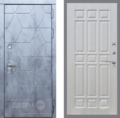 Входная металлическая Дверь Рекс (REX) 28 FL-33 Лиственница беж в Павловском Посаде