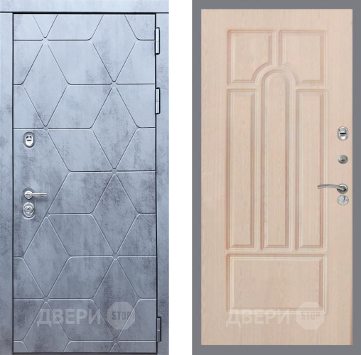 Входная металлическая Дверь Рекс (REX) 28 FL-58 Беленый дуб в Павловском Посаде