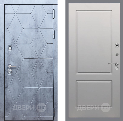 Входная металлическая Дверь Рекс (REX) 28 FL-117 Грей софт в Павловском Посаде
