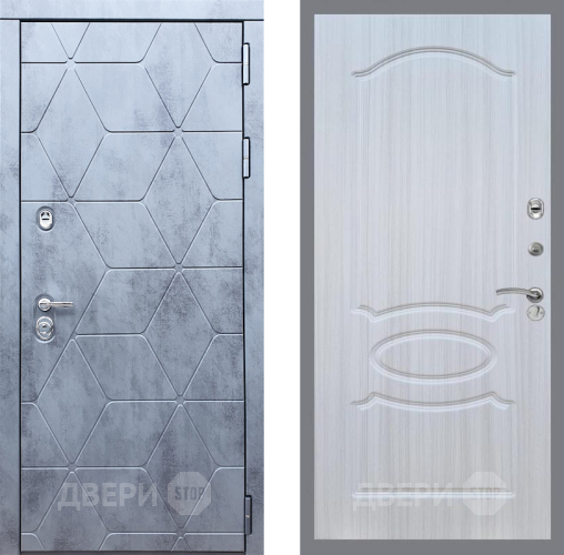 Входная металлическая Дверь Рекс (REX) 28 FL-128 Сандал белый в Павловском Посаде