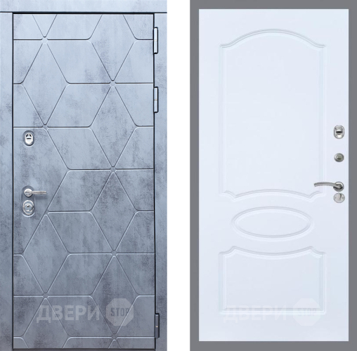 Входная металлическая Дверь Рекс (REX) 28 FL-128 Силк Сноу в Павловском Посаде