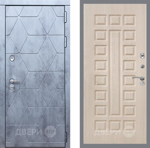 Входная металлическая Дверь Рекс (REX) 28 FL-183 Беленый дуб в Павловском Посаде