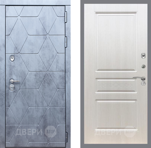 Входная металлическая Дверь Рекс (REX) 28 FL-243 Лиственница беж в Павловском Посаде