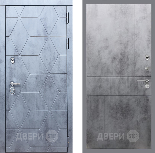 Входная металлическая Дверь Рекс (REX) 28 FL-290 Бетон темный в Павловском Посаде