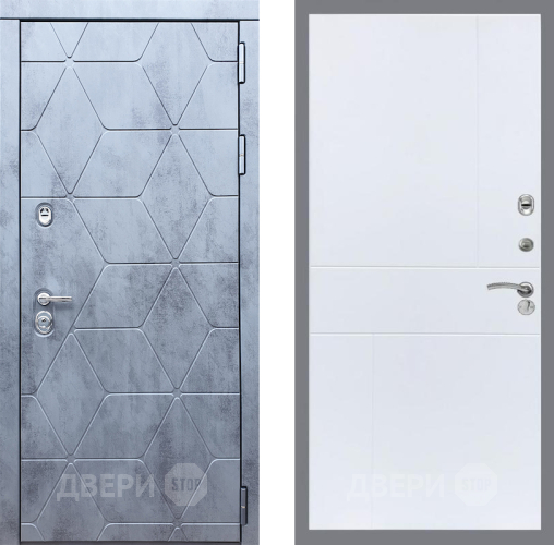 Входная металлическая Дверь Рекс (REX) 28 FL-290 Силк Сноу в Павловском Посаде