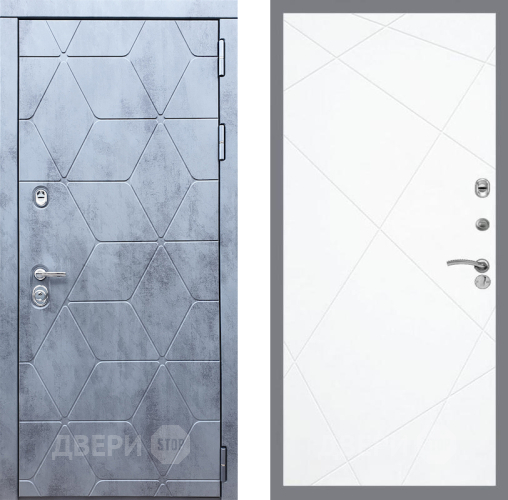 Входная металлическая Дверь Рекс (REX) 28 FL-291 Силк Сноу в Павловском Посаде