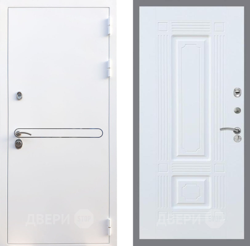 Входная металлическая Дверь Рекс (REX) 27 FL-2 Силк Сноу в Павловском Посаде