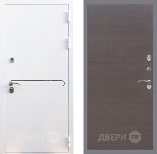 Входная металлическая Дверь Рекс (REX) 27 GL венге поперечный в Павловском Посаде