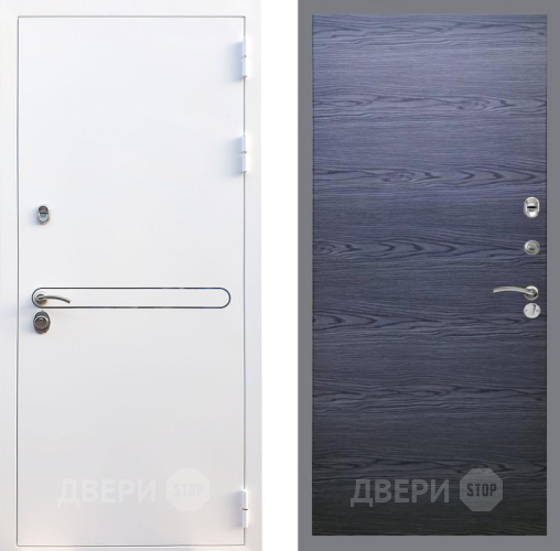 Дверь Рекс (REX) 27 GL Дуб тангенальный черный в Павловском Посаде
