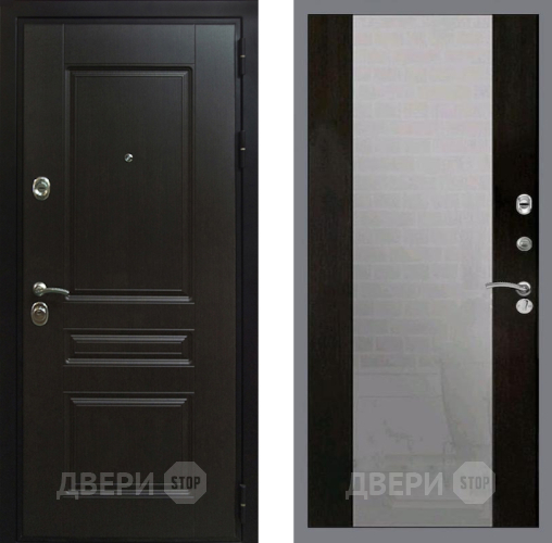 Дверь Рекс (REX) Премиум-Н СБ-16 Зеркало Венге в Павловском Посаде