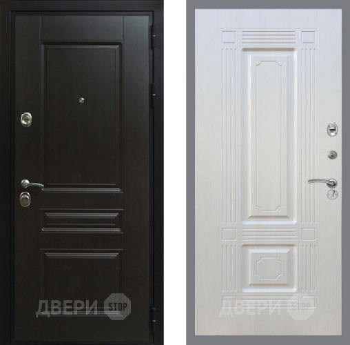 Входная металлическая Дверь Рекс (REX) Премиум-Н FL-2 Лиственница беж в Павловском Посаде