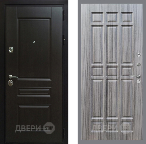Входная металлическая Дверь Рекс (REX) Премиум-Н FL-33 Сандал грей в Павловском Посаде