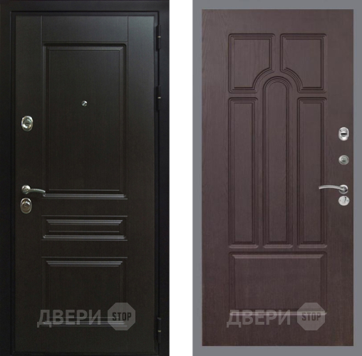 Входная металлическая Дверь Рекс (REX) Премиум-Н FL-58 Венге в Павловском Посаде