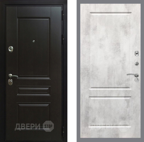 Входная металлическая Дверь Рекс (REX) Премиум-Н FL-117 Бетон светлый в Павловском Посаде