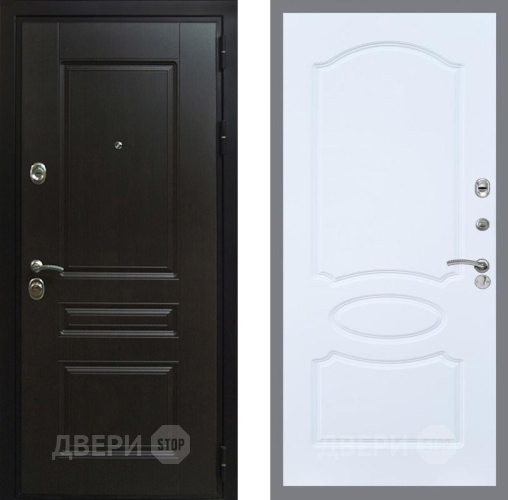 Дверь Рекс (REX) Премиум-Н FL-128 Силк Сноу в Павловском Посаде