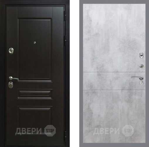 Входная металлическая Дверь Рекс (REX) Премиум-Н FL-290 Бетон светлый в Павловском Посаде