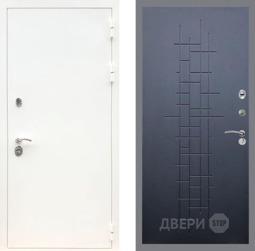 Дверь Рекс (REX) 5 Белая Шагрень FL-289 Ясень черный в Павловском Посаде