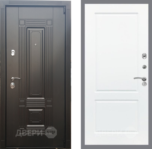 Входная металлическая Дверь Рекс (REX) 9 FL-117 Силк Сноу в Павловском Посаде