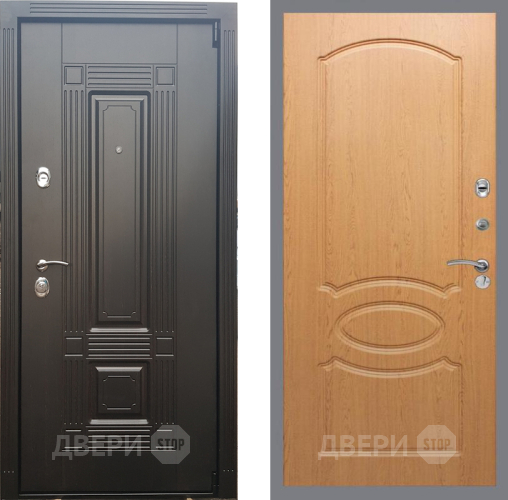 Входная металлическая Дверь Рекс (REX) 9 FL-128 Дуб в Павловском Посаде