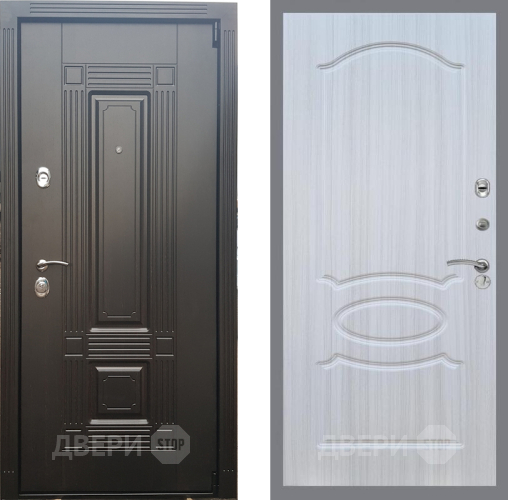 Входная металлическая Дверь Рекс (REX) 9 FL-128 Сандал белый в Павловском Посаде