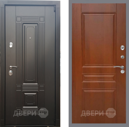 Входная металлическая Дверь Рекс (REX) 9 FL-243 Итальянский орех в Павловском Посаде