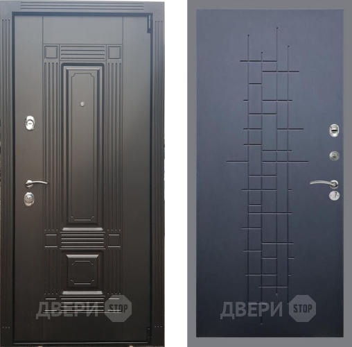 Входная металлическая Дверь Рекс (REX) 9 FL-289 Ясень черный в Павловском Посаде