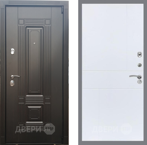 Входная металлическая Дверь Рекс (REX) 9 FL-290 Силк Сноу в Павловском Посаде