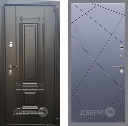 Входная металлическая Дверь Рекс (REX) 9 FL-291 Силк титан в Павловском Посаде