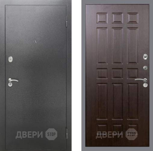 Входная металлическая Дверь Рекс (REX) 2А Серебро Антик FL-33 Венге в Павловском Посаде