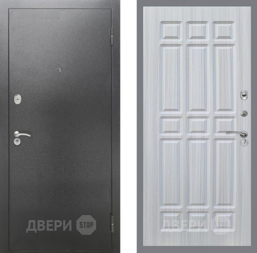 Дверь Рекс (REX) 2А Серебро Антик FL-33 Сандал белый в Павловском Посаде