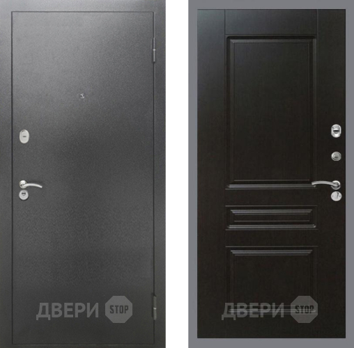 Входная металлическая Дверь Рекс (REX) 2А Серебро Антик FL-243 Венге в Павловском Посаде