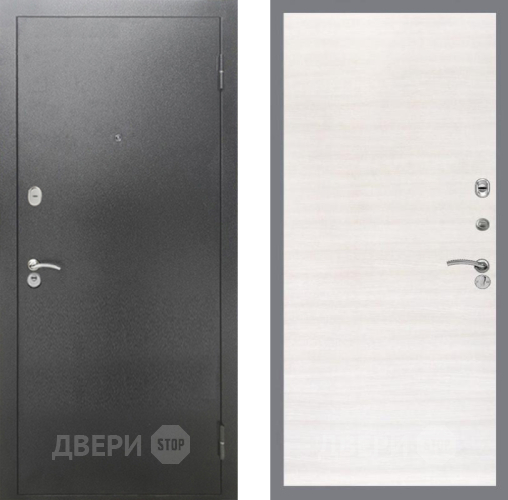Дверь Рекс (REX) 2А Серебро Антик GL Акация в Павловском Посаде