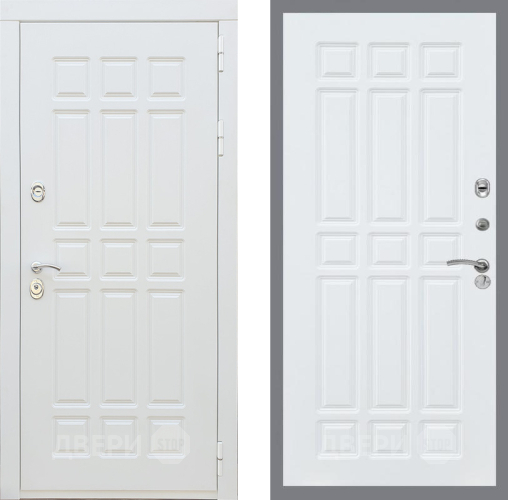 Входная металлическая Дверь Рекс (REX) 8 Силк Сноу FL-33 Силк Сноу в Павловском Посаде