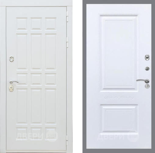 Входная металлическая Дверь Рекс (REX) 8 Силк Сноу Смальта Силк Сноу в Павловском Посаде