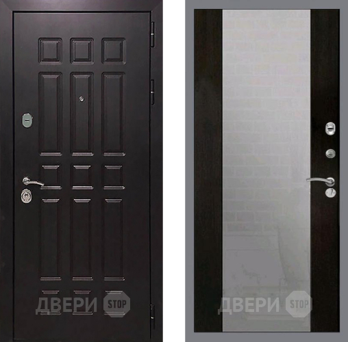 Входная металлическая Дверь Рекс (REX) 8 СБ-16 Зеркало Венге в Павловском Посаде