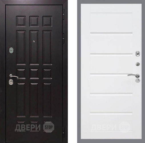 Входная металлическая Дверь Рекс (REX) 8 Сити Белый ясень в Павловском Посаде