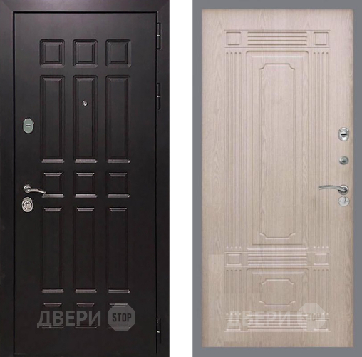 Входная металлическая Дверь Рекс (REX) 8 FL-2 Беленый дуб в Павловском Посаде