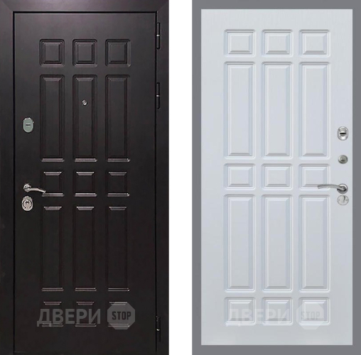 Входная металлическая Дверь Рекс (REX) 8 FL-33 Белый ясень в Павловском Посаде