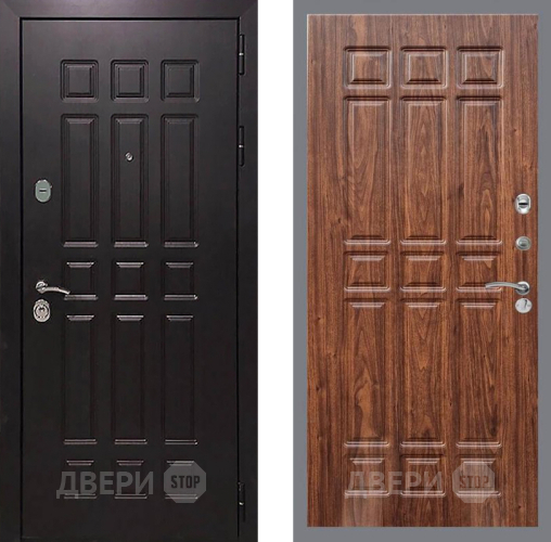 Входная металлическая Дверь Рекс (REX) 8 FL-33 орех тисненый в Павловском Посаде