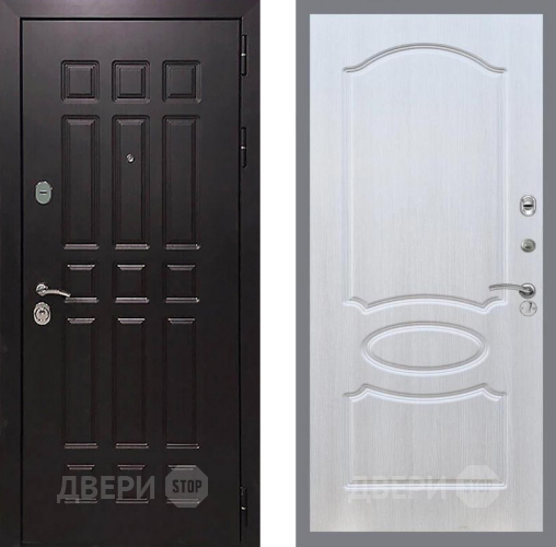Входная металлическая Дверь Рекс (REX) 8 FL-128 Лиственница беж в Павловском Посаде