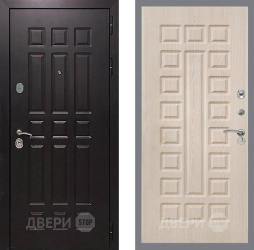 Входная металлическая Дверь Рекс (REX) 8 FL-183 Беленый дуб в Павловском Посаде