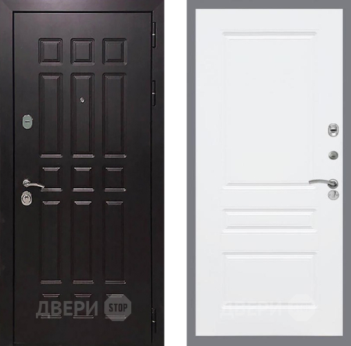 Входная металлическая Дверь Рекс (REX) 8 FL-243 Силк Сноу в Павловском Посаде