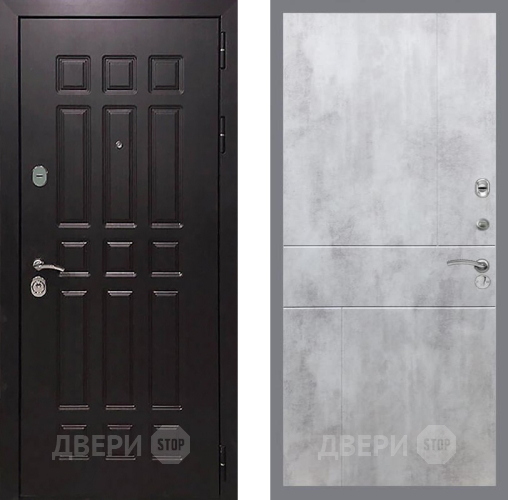 Входная металлическая Дверь Рекс (REX) 8 FL-290 Бетон светлый в Павловском Посаде