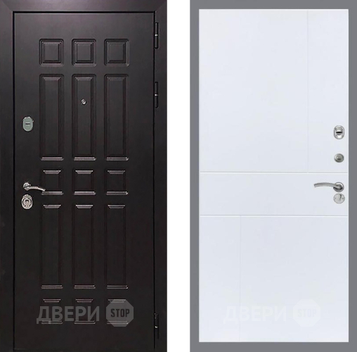Входная металлическая Дверь Рекс (REX) 8 FL-290 Силк Сноу в Павловском Посаде
