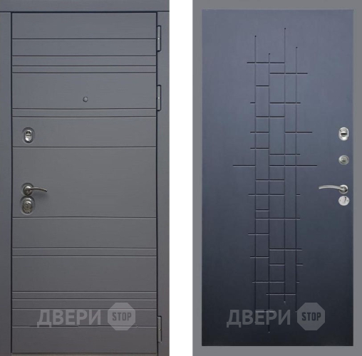 Входная металлическая Дверь Рекс (REX) 14 силк титан FL-289 Ясень черный в Павловском Посаде