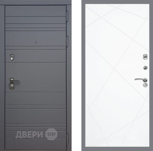 Входная металлическая Дверь Рекс (REX) 14 силк титан FL-291 Силк Сноу в Павловском Посаде