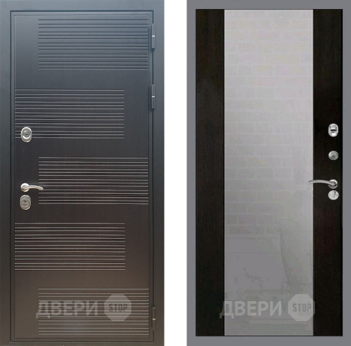 Входная металлическая Дверь Рекс (REX) премиум 185 СБ-16 Зеркало Венге в Павловском Посаде